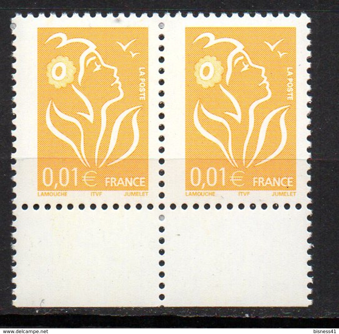 Col12 France Variété Marianne Lamouche  N° 3731a / 3713  Phosphore A Cheval Horiz    Neuf XX MNH Luxe - Neufs