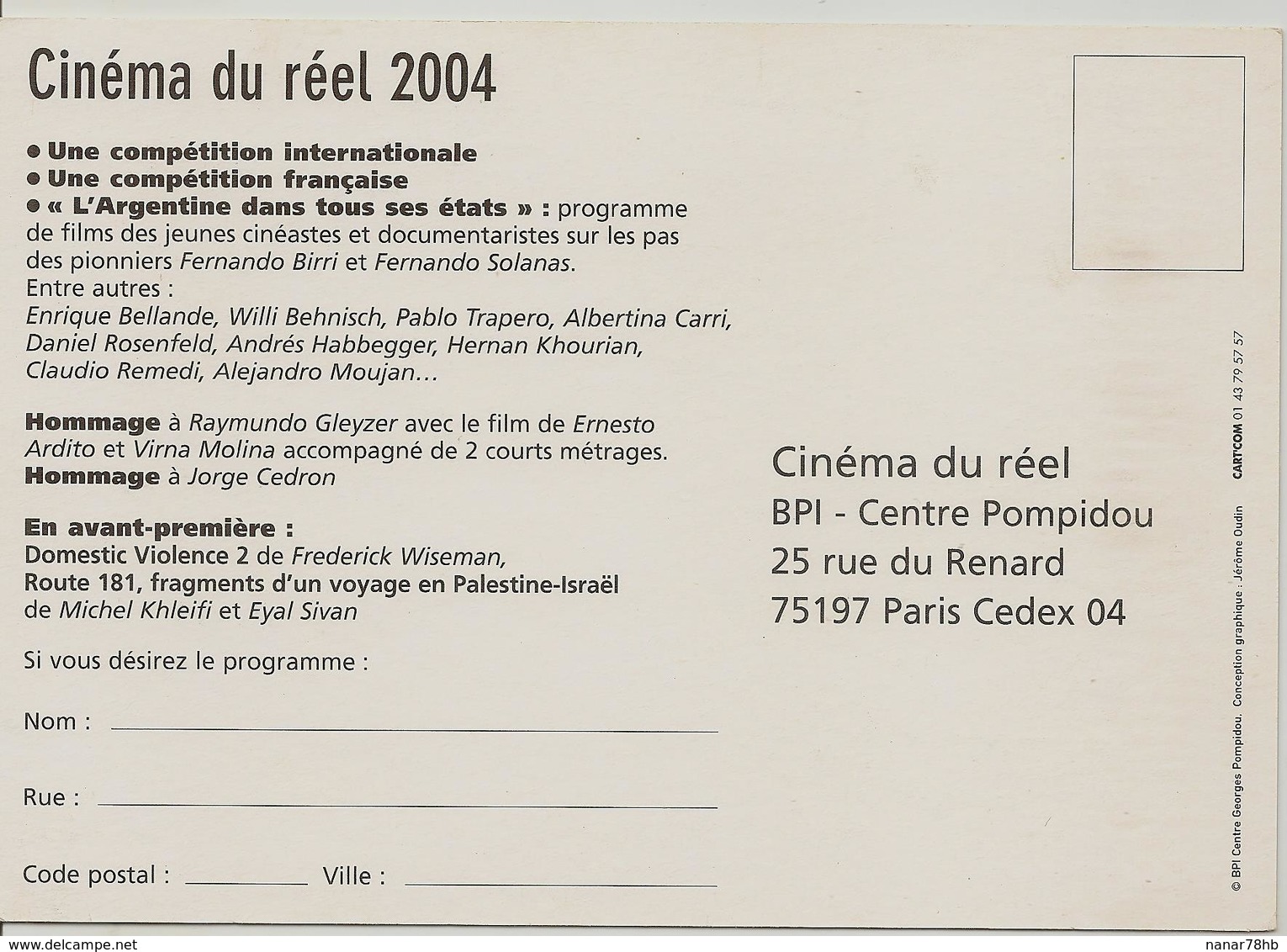 CPM Lot de 26 cartes postales semi publicitaires théme cinéma