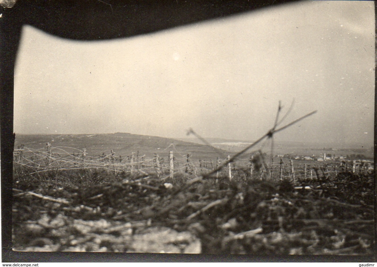 PHOTO ALLEMANDE - TRANCHEE DU 6e IR  A CHAUVONCOURT ET LES PAROCHES PRES DE SAINT MIHIEL - MEUSE GUERRE 1914 1918 - 1914-18