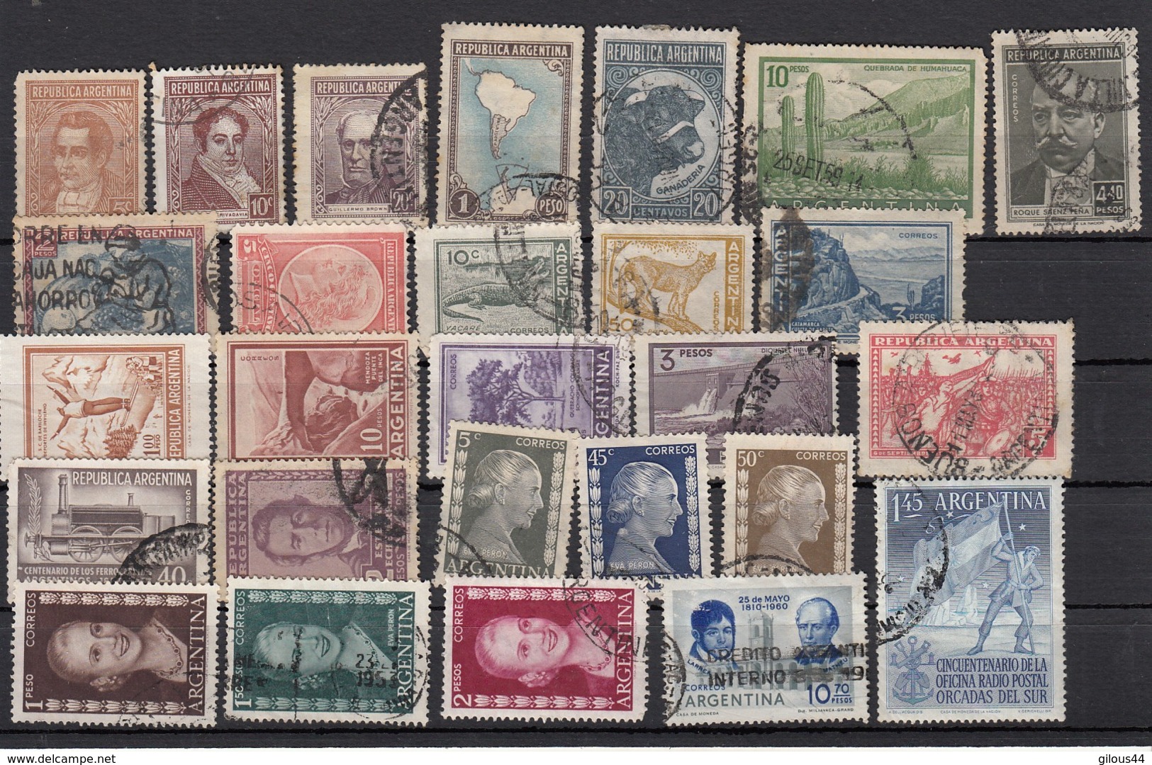 Argentine Lot De 27 Timbres - Lots & Serien