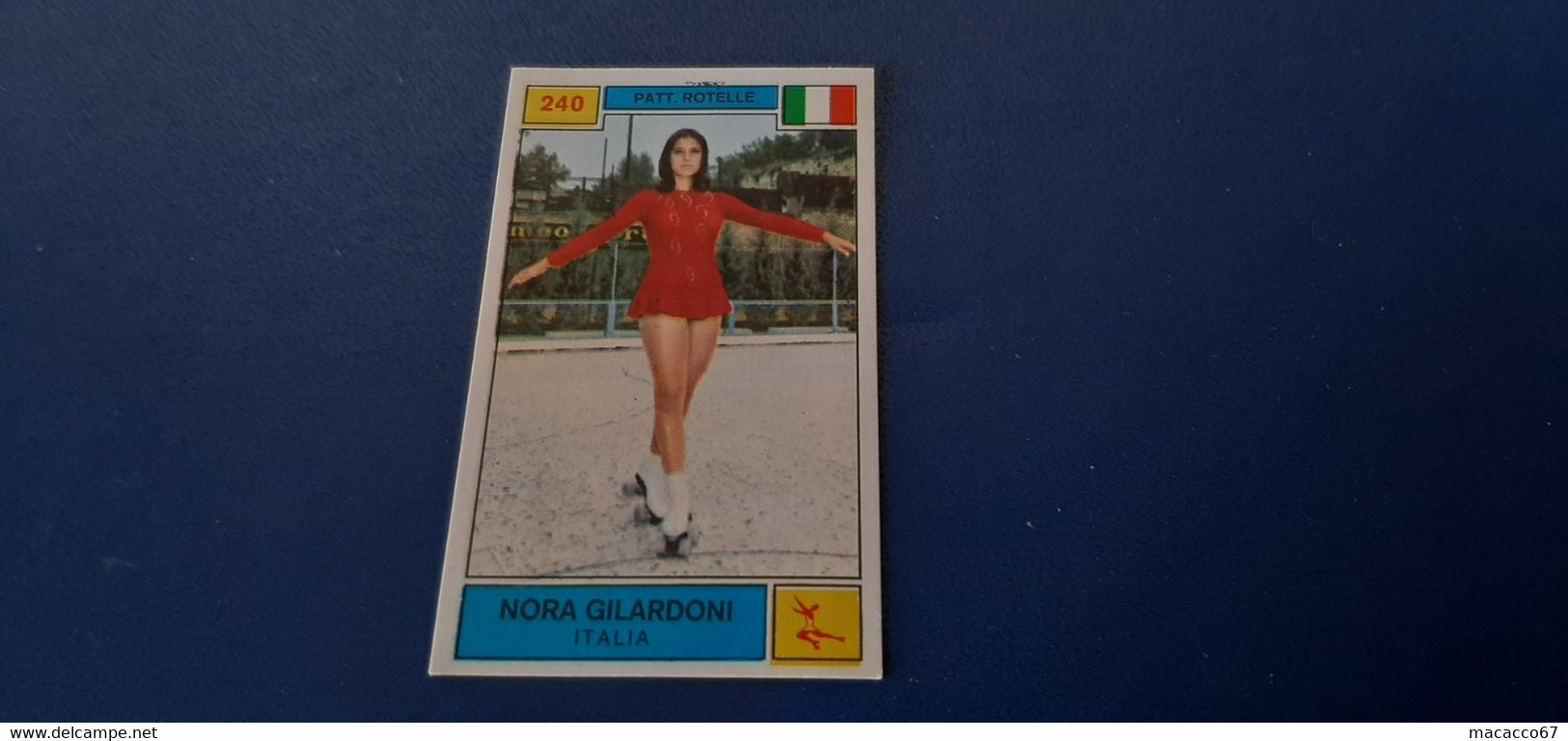 Figurina Panini Campioni Dello Sport 1969 - 240 Nora Gilardoni - Edizione Italiana