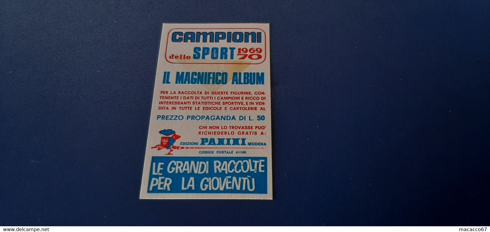 Figurina Panini Campioni Dello Sport 1969 - 240 Nora Gilardoni - Edizione Italiana