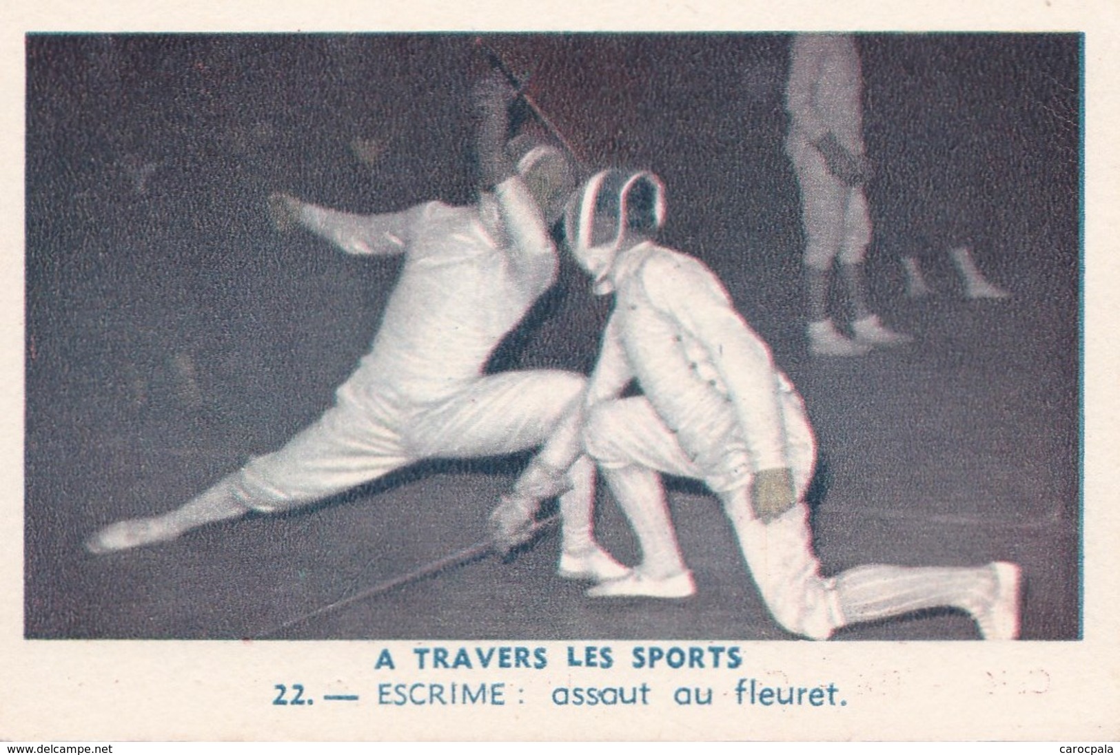 Vers 1950 LES SPORTS / ESCRIME / ASSAUT AU FLEURET - Escrime