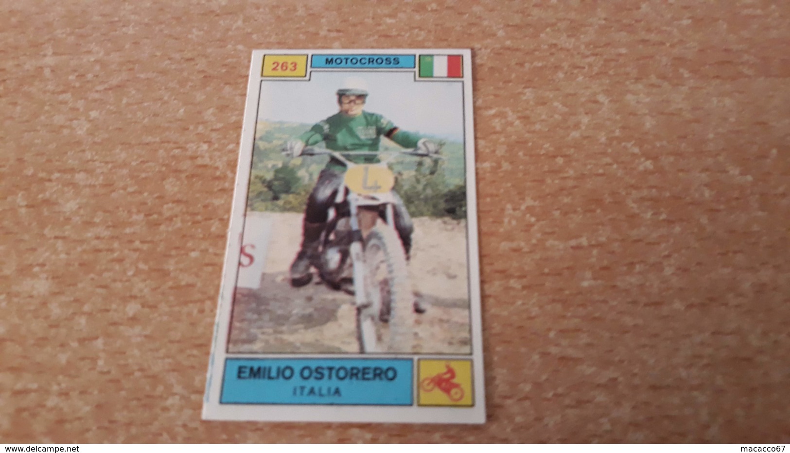 Figurina Panini Campioni Dello Sport 1969 - 263 Emilio Ostorero - Edizione Italiana