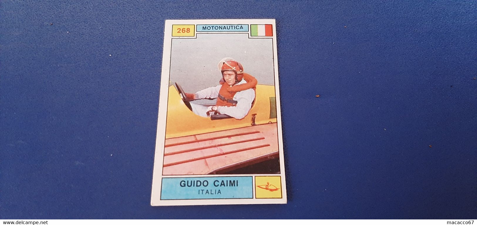 Figurina Panini Campioni Dello Sport 1969 - 268 Guido Caimi - Edizione Italiana