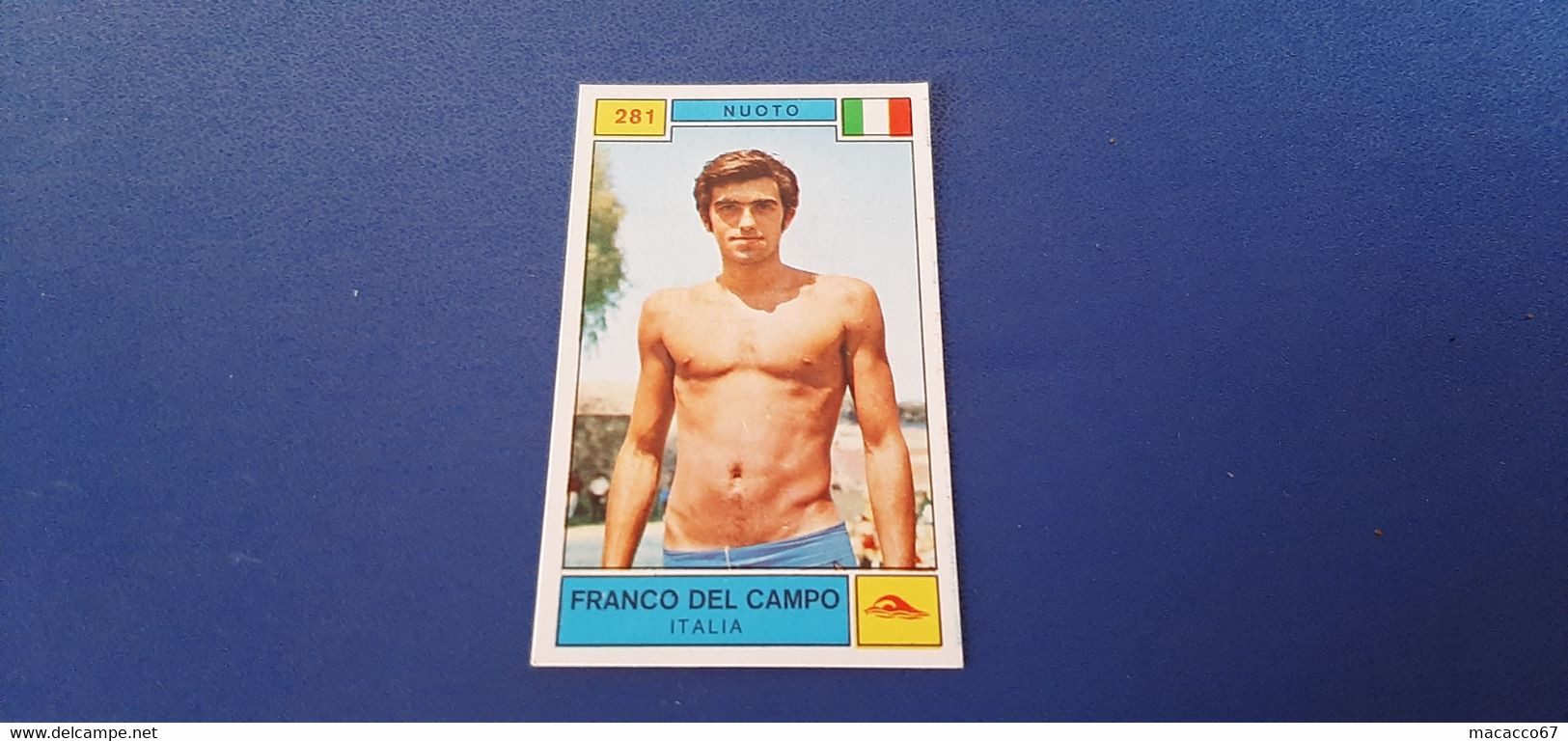 Figurina Panini Campioni Dello Sport 1969 - 281 Franco Del Campo - Edizione Italiana