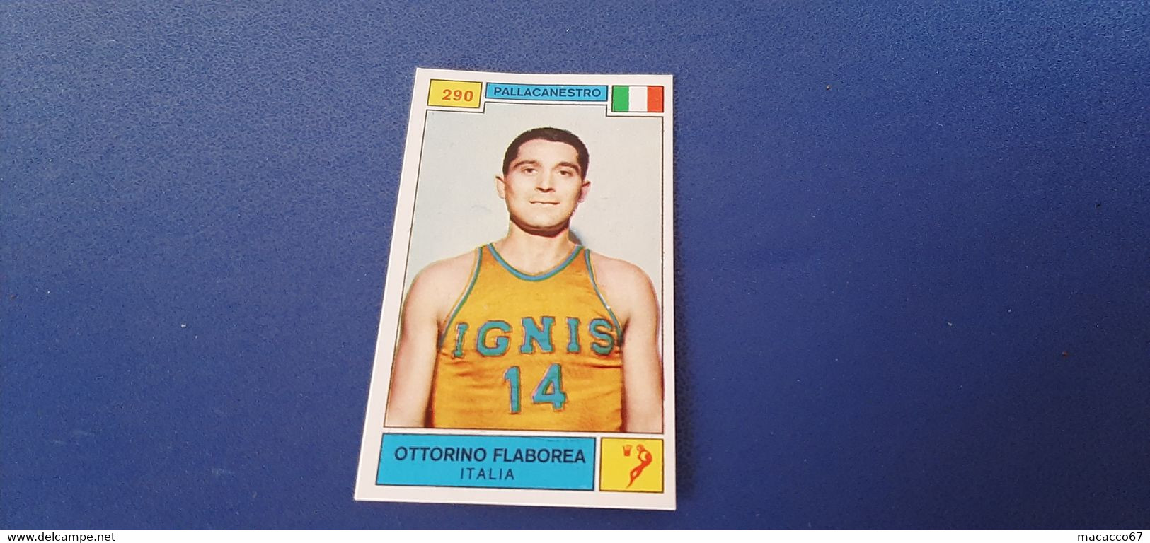 Figurina Panini Campioni Dello Sport 1969 - 290 Ottorino Flaborea - Edizione Italiana