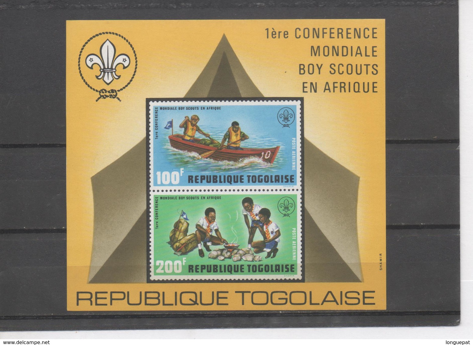 TOGO - Scoutisme - Conférence Mondiale Des Boy-scouts En Afrique : Canoë, La Cuisine - - Togo (1960-...)