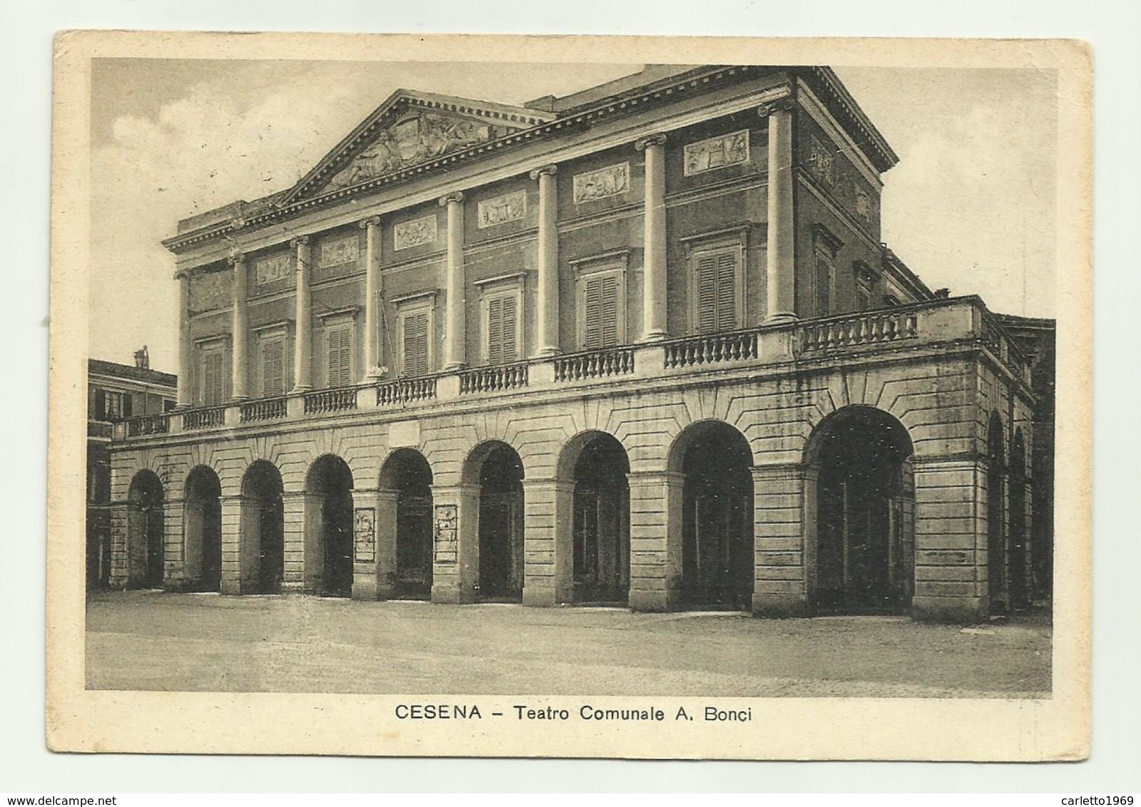 CESENA - TEATRO COMUNALE A.BONCI  - VIAGGIATA FG - Cesena