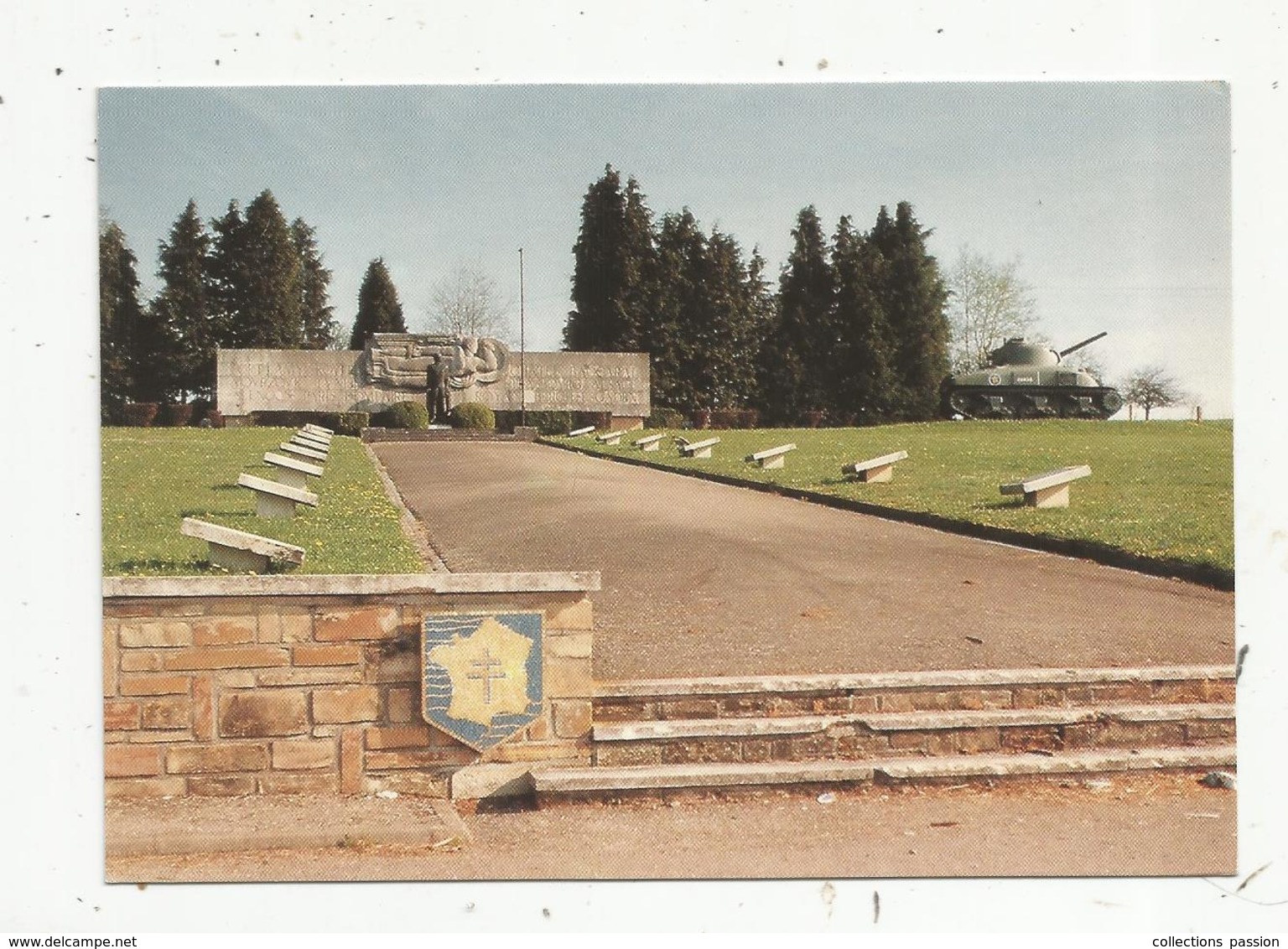 Cp , Militaria , Monument Du Maréchal LECLERC , Inauguré Le 14 Mai 1950 , Vosges ,88 ,LAMERY-DOMPAIRE - Monuments Aux Morts