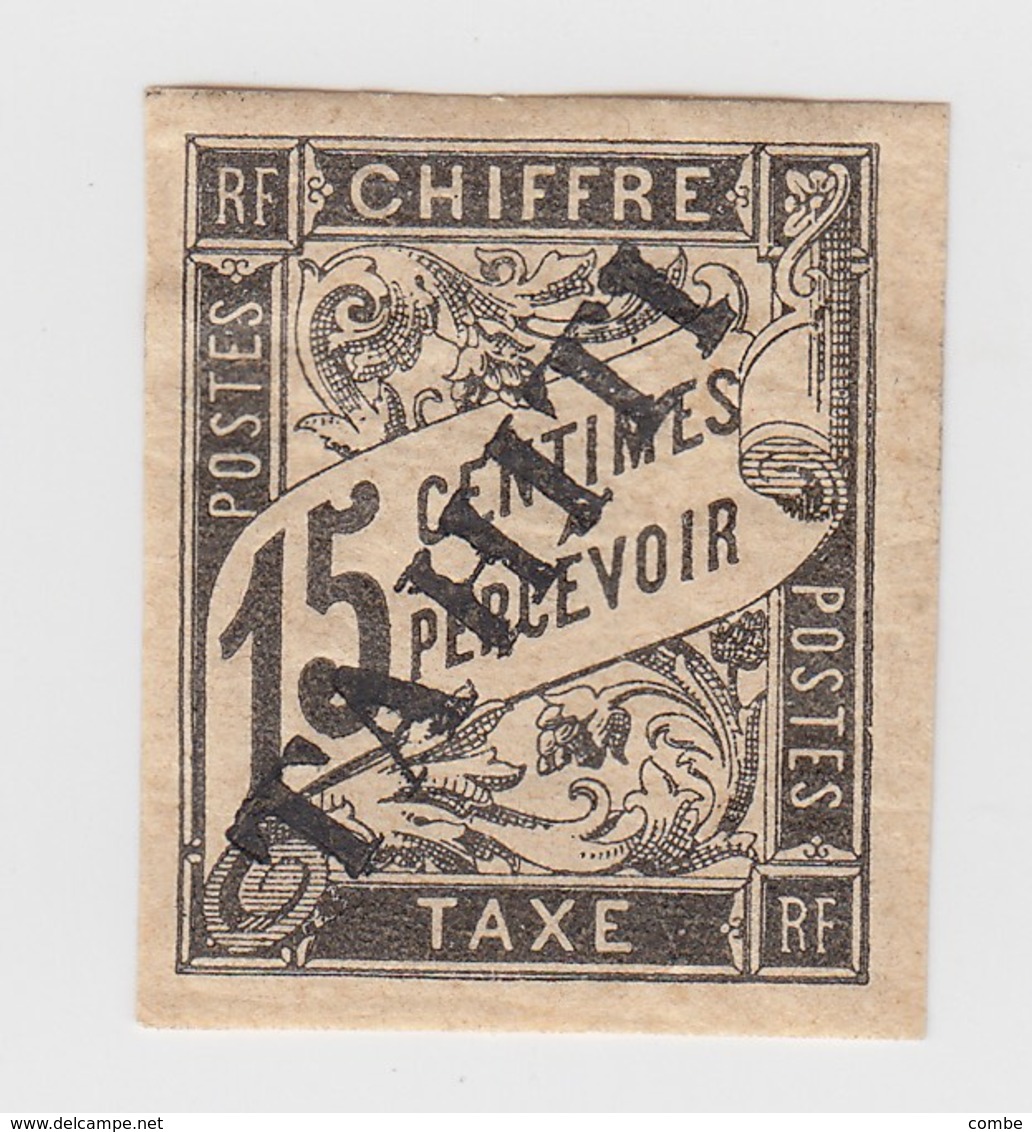 TAHITI. TAXE. N° 7  ( PAS DE SIGNATURE ) - Unused Stamps
