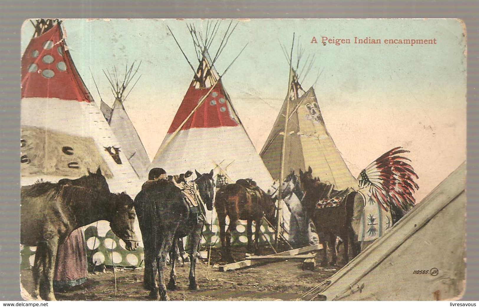 CPA CANADA?  A Peigen Indian Encampment - Non Classés