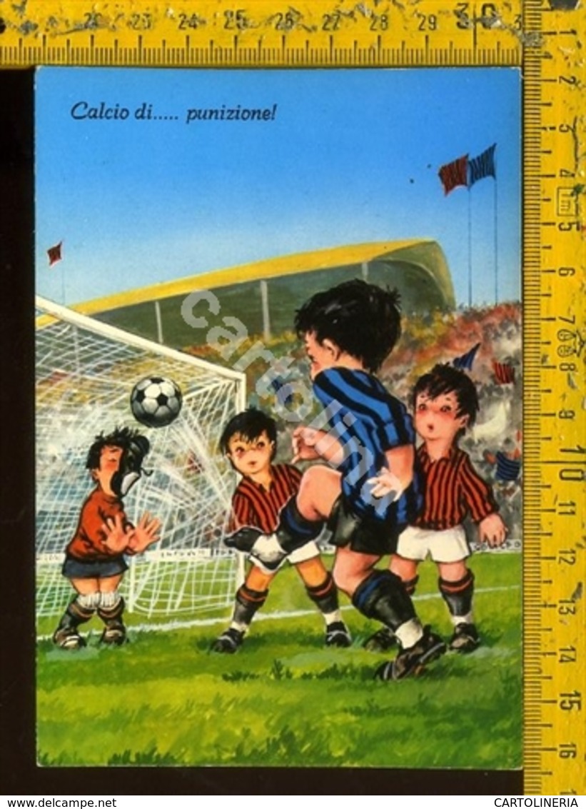 Bambini Umoristica Calcio Inter Milan - Cartoline Umoristiche