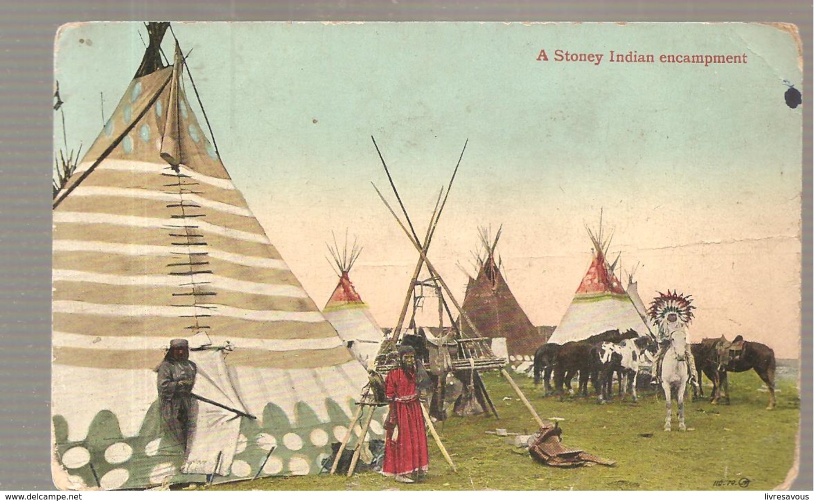 CPA CANADA?  A STONEY Indian Encampment - Non Classés