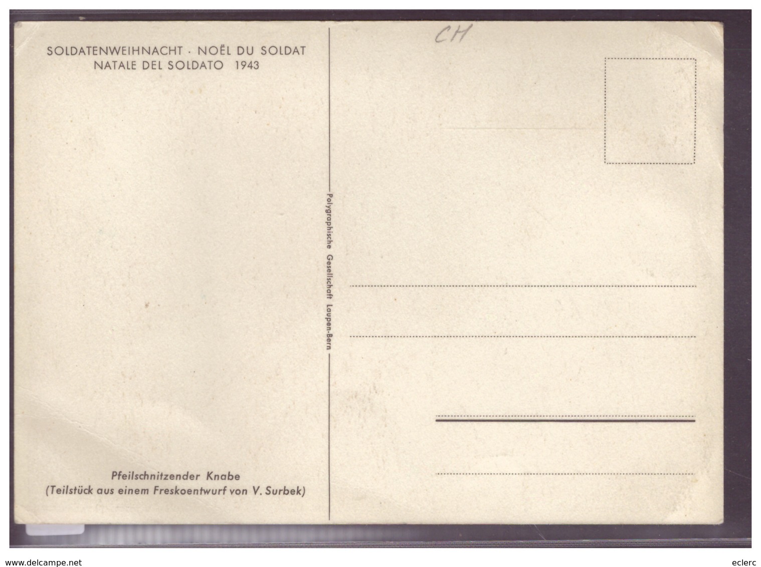 FORMAT 10x15cm - NOEL DU SOLDAT - SOLDATENWEIHNACHT 1943 - TB - Autres & Non Classés