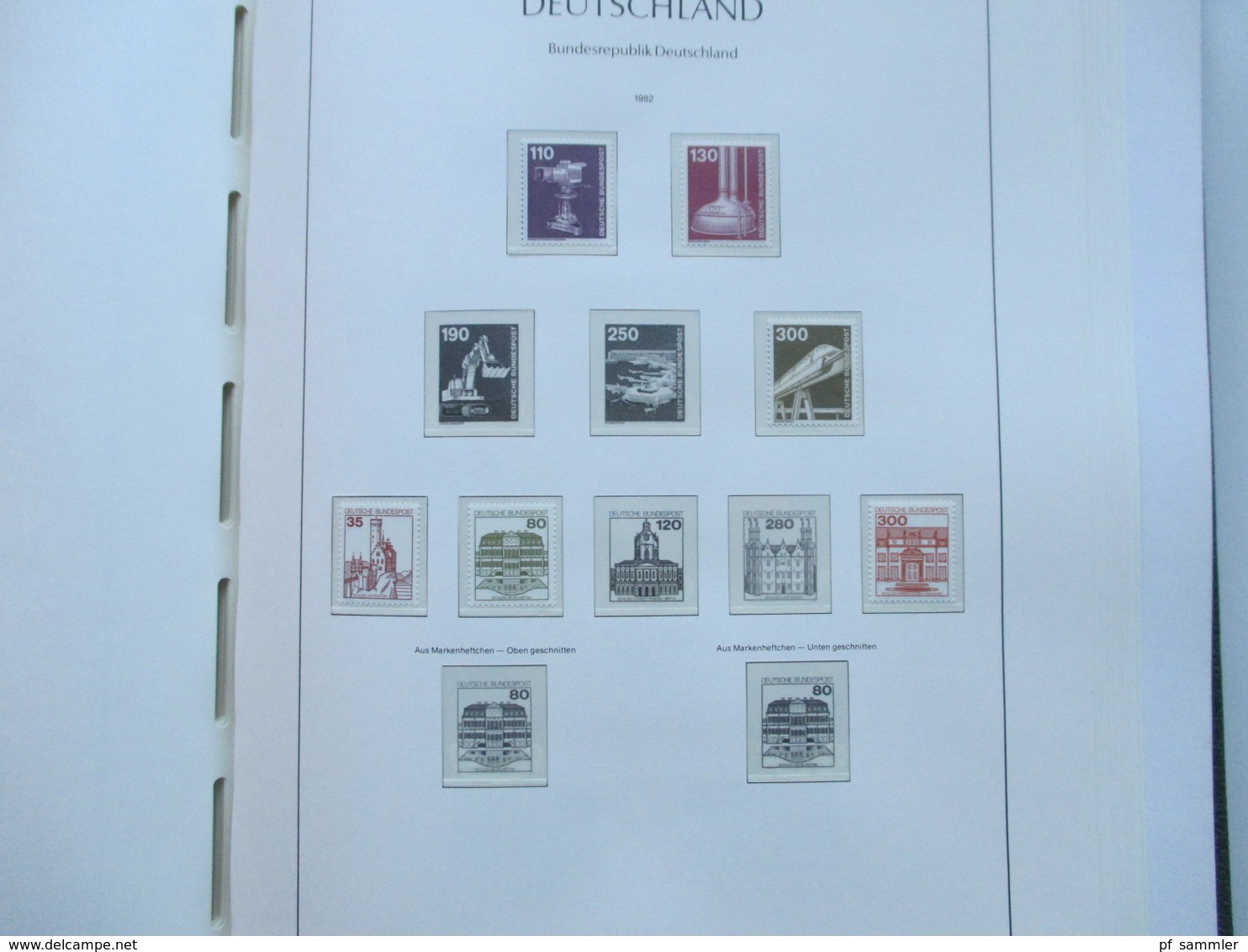 BRD Slg. in 2 Leuchtturm VD Alben Vordrucke 1949 - 2001 Anfangs gestempelt, ab Ende 60er Jahre - 2000 fast komplett **