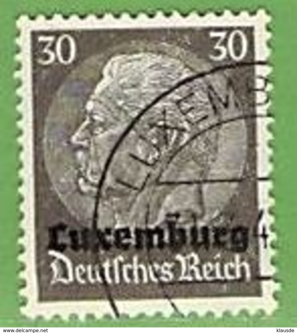 MiNr.11 O Deutschland Besetzte Gebiete II.WK Luxemburg - Besetzungen 1938-45