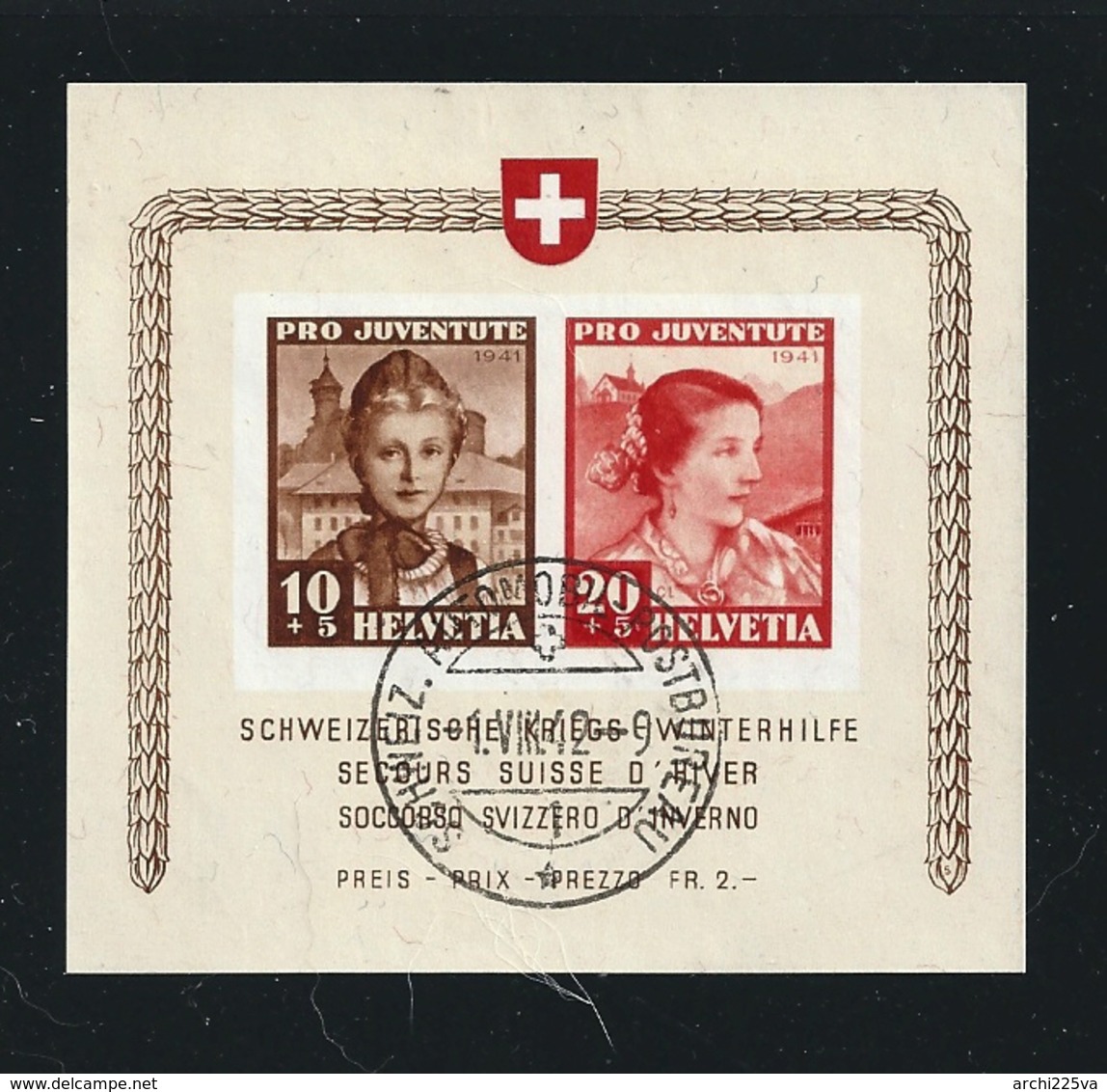 SVIZZERA - 1936 / 1984 - COLLEZIONE  Di 15 FOGLIETTI - Nuovi ** E Usati - Cat. 1022 € - Tutte Serie Complete - Blocchi & Foglietti