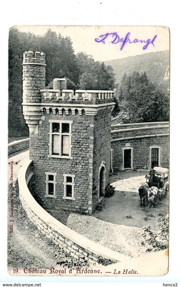 Château D'Ardenne. - La Halte (Houyet) / J. Sampain-Barnich - Houyet