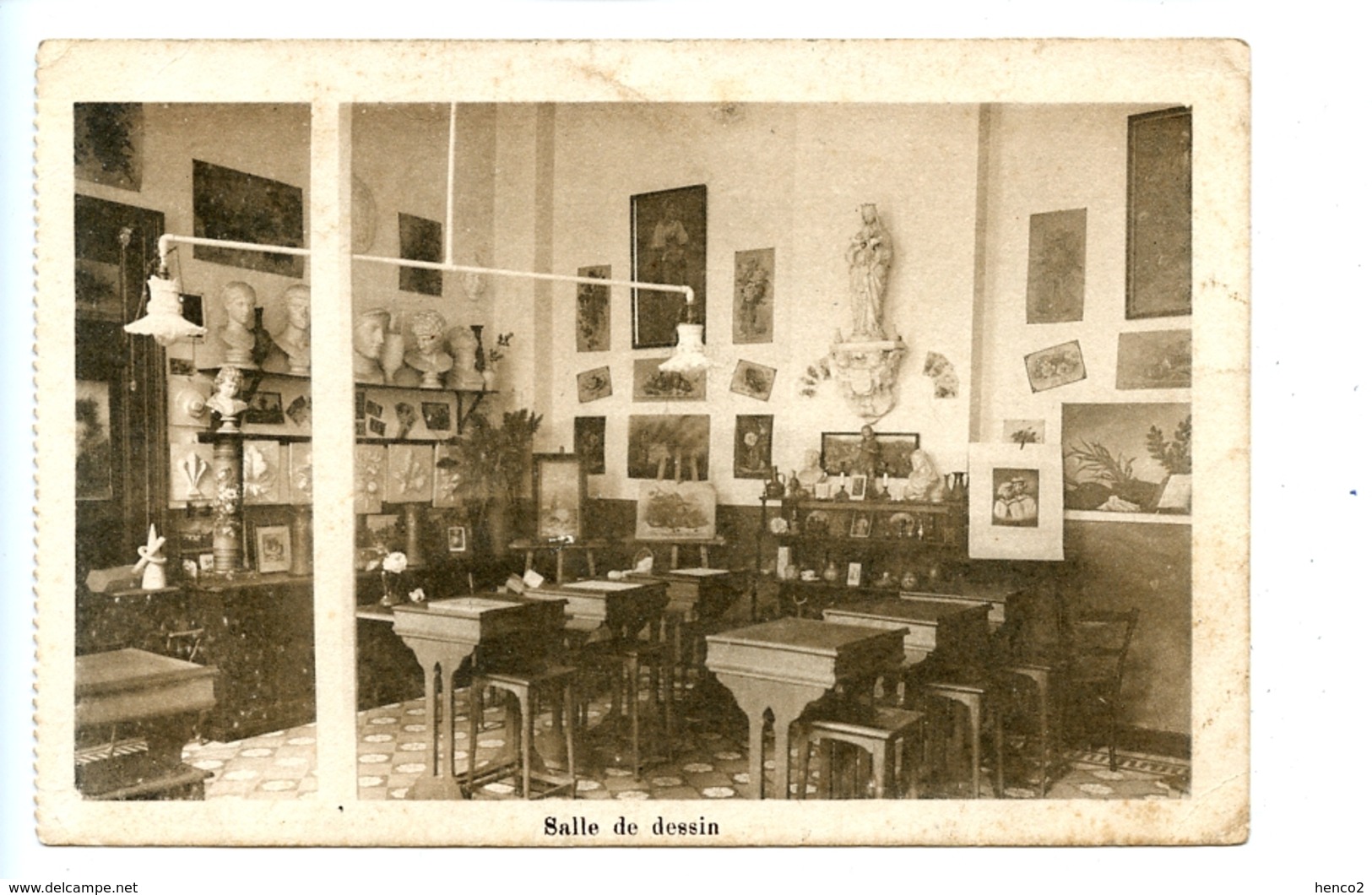 Institut Sainte Victoire - Etablissement Des Soeurs De Notre Dame - Bruxelles - Salle De Dessin - Enseignement, Ecoles Et Universités