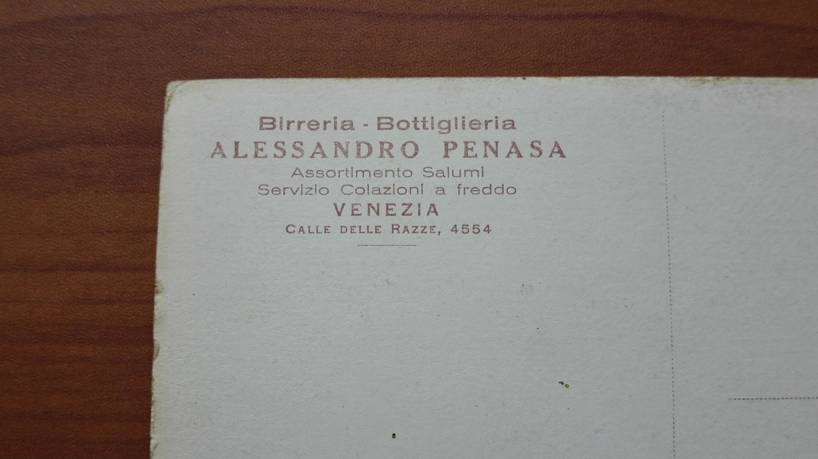 Venezia - Birreria Bottiglieria Penasa - Venezia