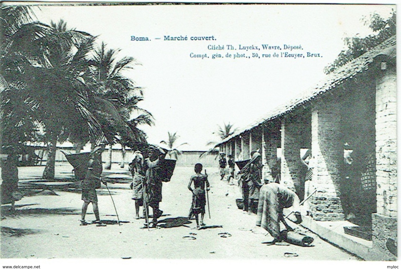 Congo. Boma. Marché Couvert. - Autres & Non Classés