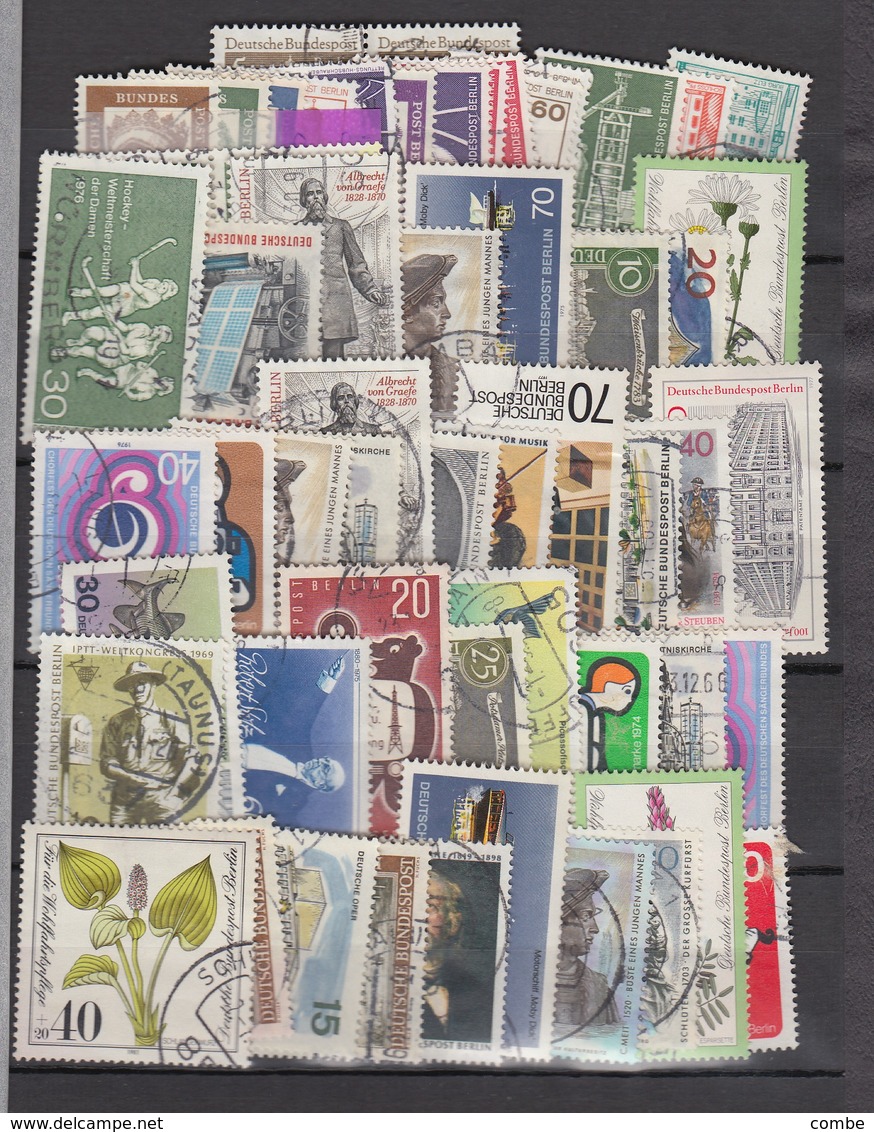 LOT ALLEMAGNE OBLITERES. GERMANY BERLIN USED  83 STAMPS - Collections (sans Albums)