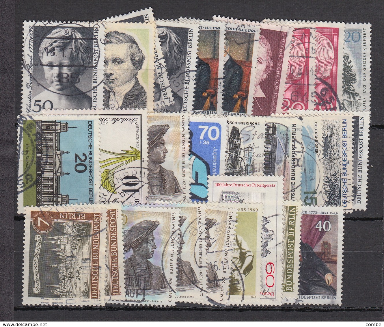 LOT ALLEMAGNE OBLITERES. GERMANY BERLIN USED  83 STAMPS - Collections (without Album)