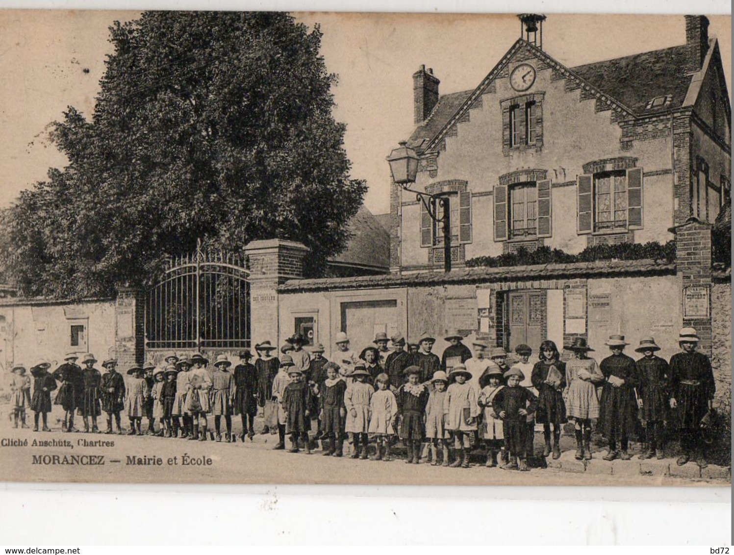 MORANCEZ ( 28 ) - Mairie Et école - Autres & Non Classés