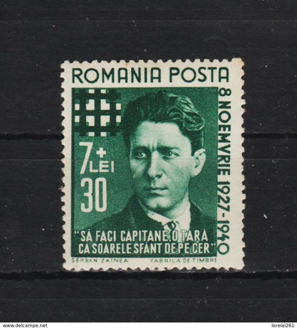 1940 - Effigie Des Legionnaires Codreanu Mi No 680  MNH - Ungebraucht