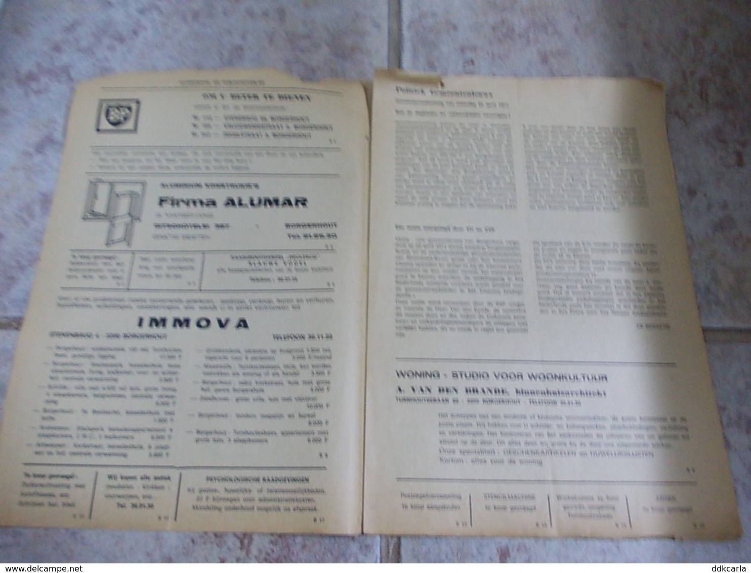 Algemeen Informatieblad Gemeentebelangen Uw Partij Borgerhout Juni 1971 - Autres & Non Classés