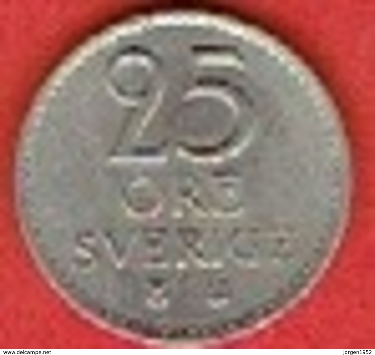 SWEDEN #  25 ØRE FROM 1970 - Suède