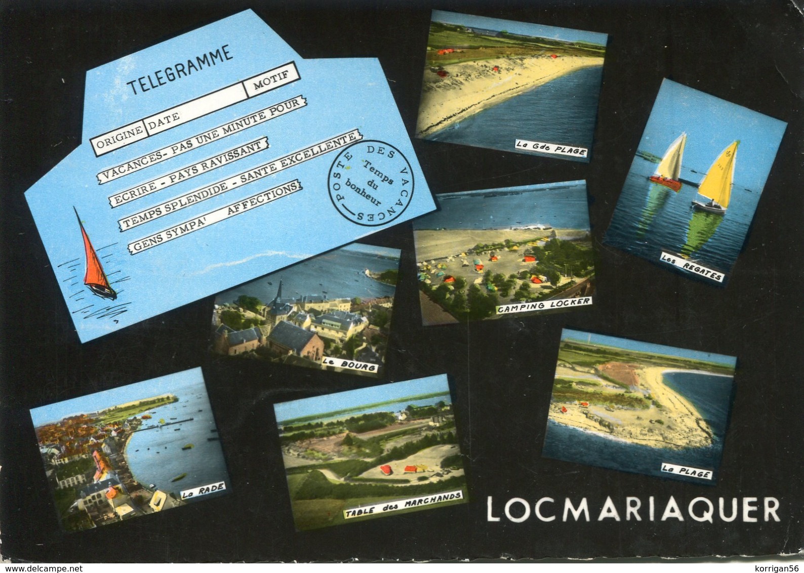 LOCMARIAQUER  ***  LE TELEGRAMME *** MULTIVUES *** - Locmariaquer