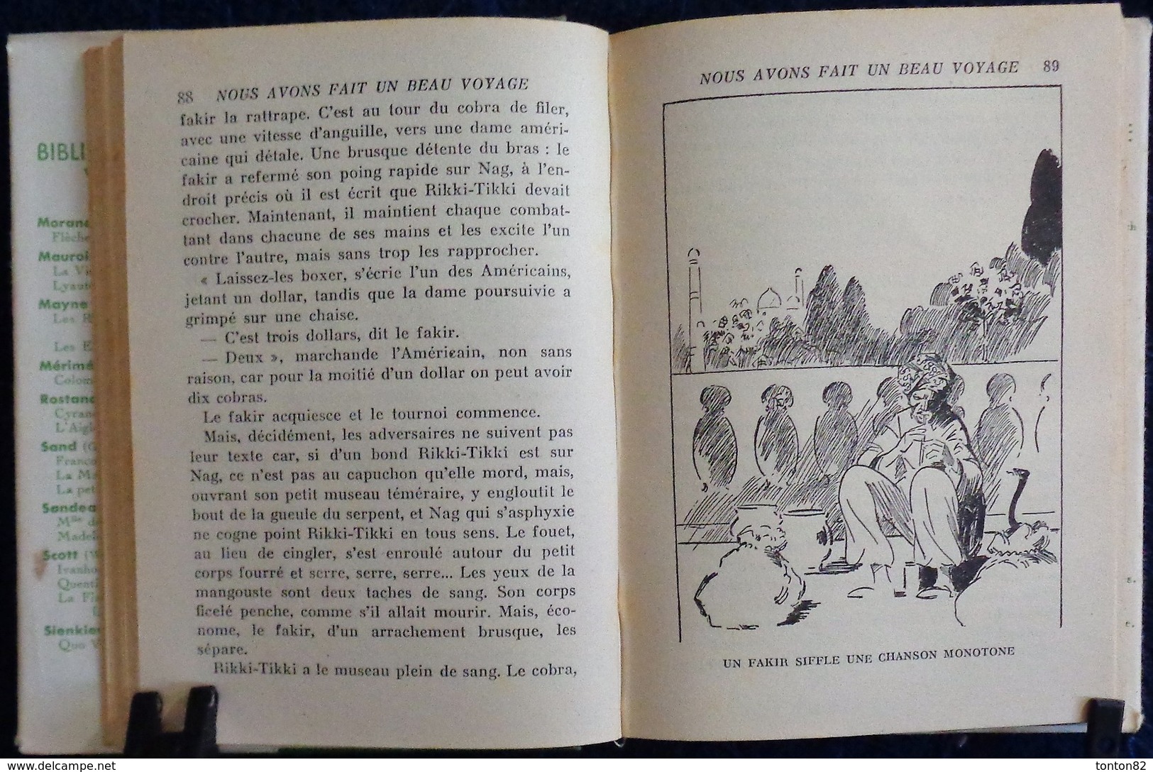 Francis de Croisset - Nous avons fait un beau voyage -  Bibliothèque Verte - ( 1941 ) - Illustrations : André Pécoud .