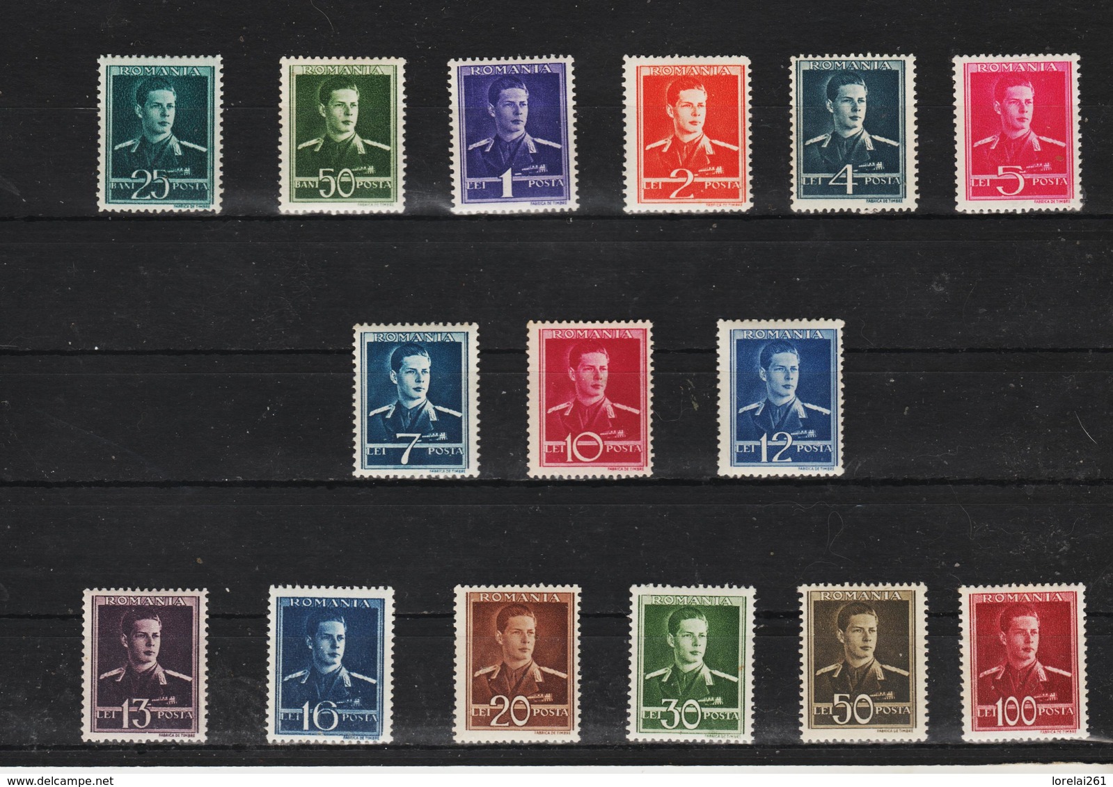 1940 - Roi Mihai Mi No 650/665  MNH - Ungebraucht