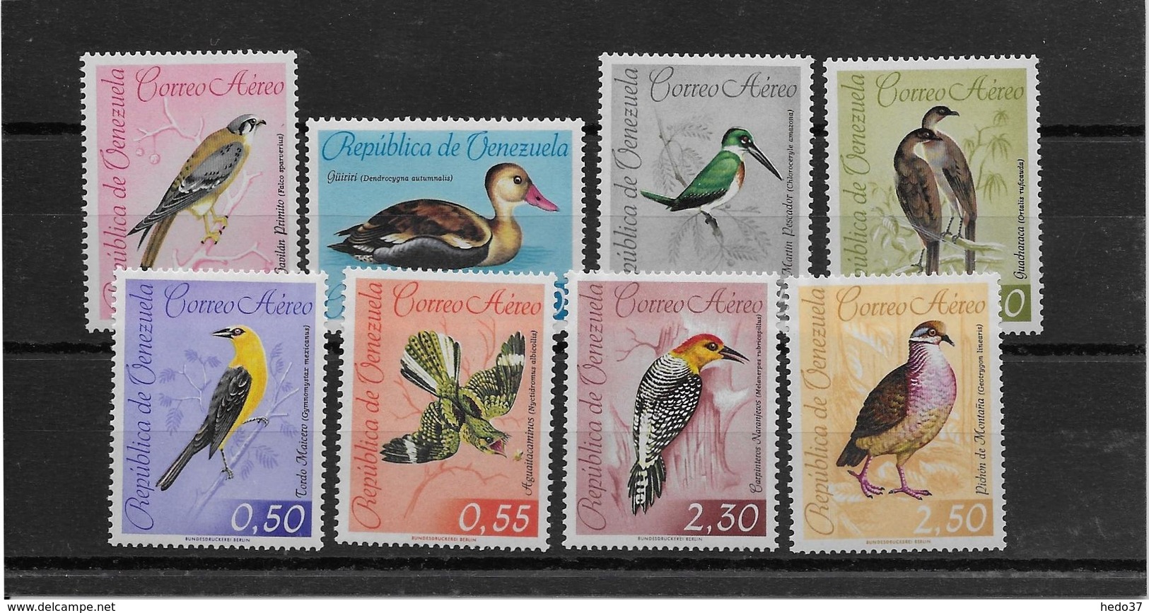 Venezuela Poste Aérienne N°769/776 - Oiseaux -  Neufs ** Sans Charnière - TB - Venezuela