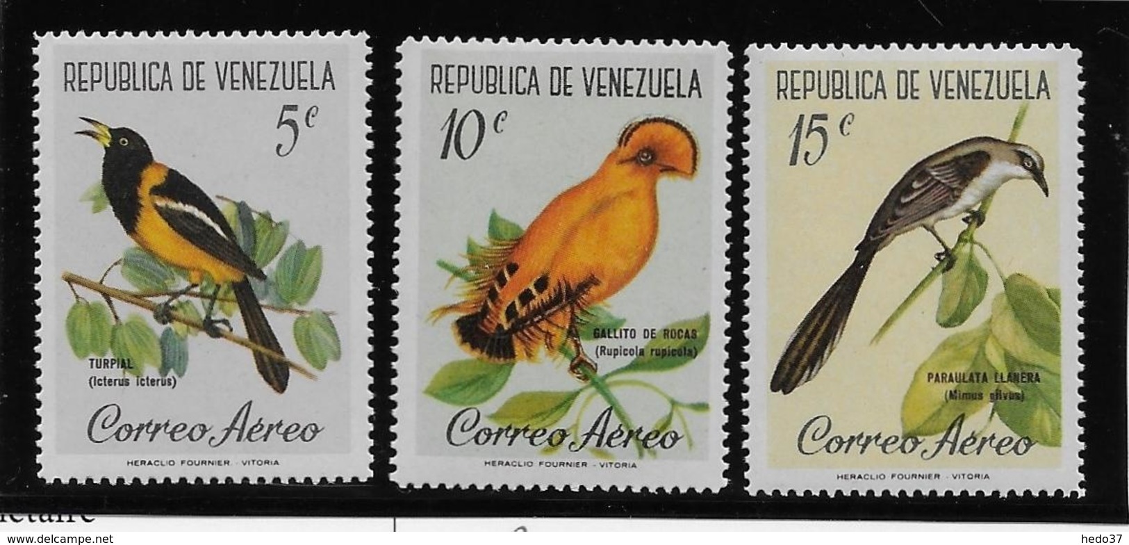 Venezuela Poste Aérienne N°741/743 - Oiseaux -  Neufs ** Sans Charnière - TB - Venezuela