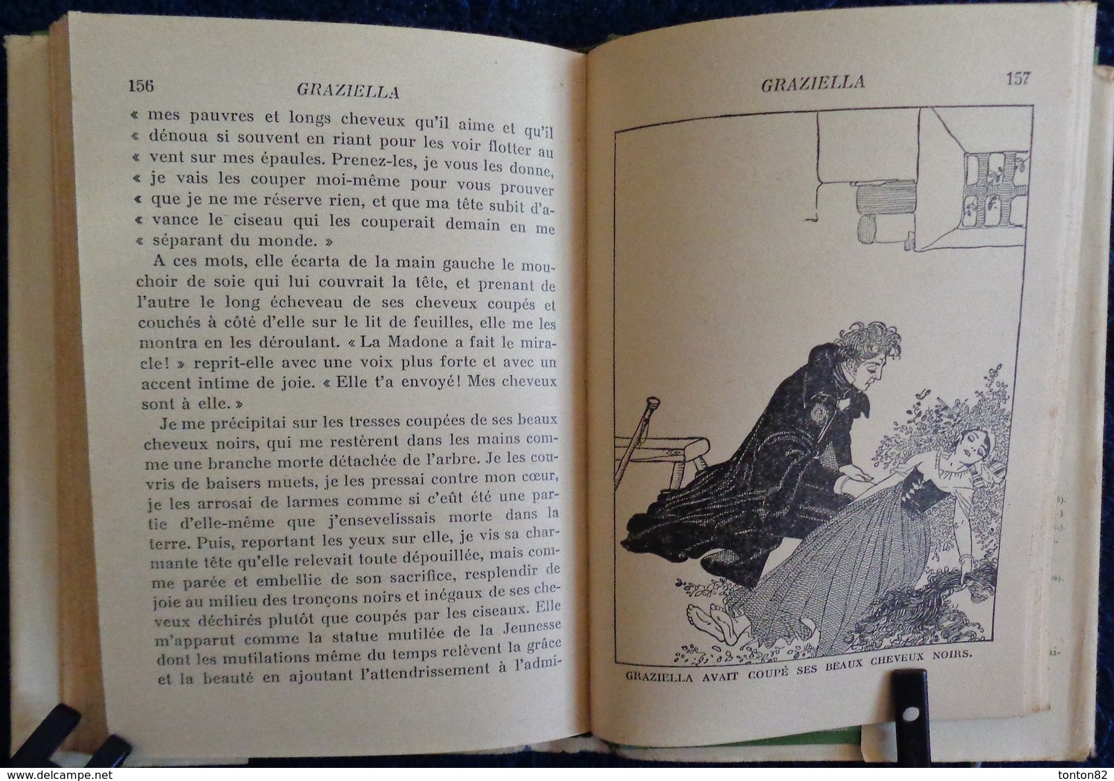 Lamartine - Graziella - Bibliothèque Verte - Hachette  - ( 1937 ) - Bibliothèque Verte