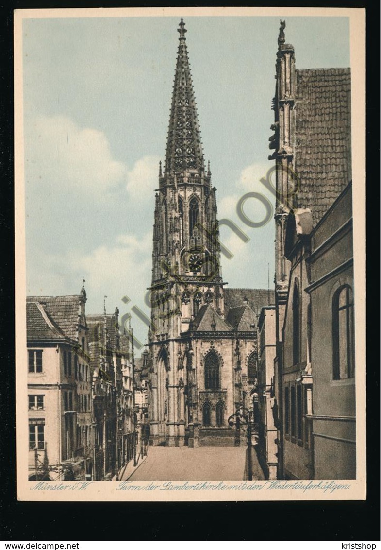 Münster I. W. - Turm Der Lambertikirche [AA36 0.353 - Autres & Non Classés