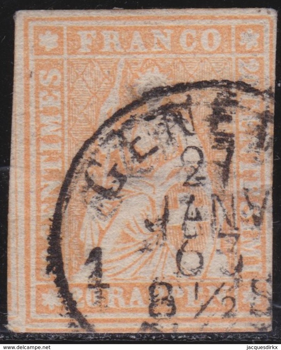 Zwitserland     .   Yvert    .   37       .  O     .    Gebruikt    .   /    .   Oblitéré - Used Stamps