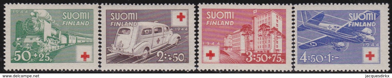 Finland  .   Yvert   .   271/274     .   *   .   Ongebruikt Met Plakker    .   / .   Neuf Avec Charniere - Neufs