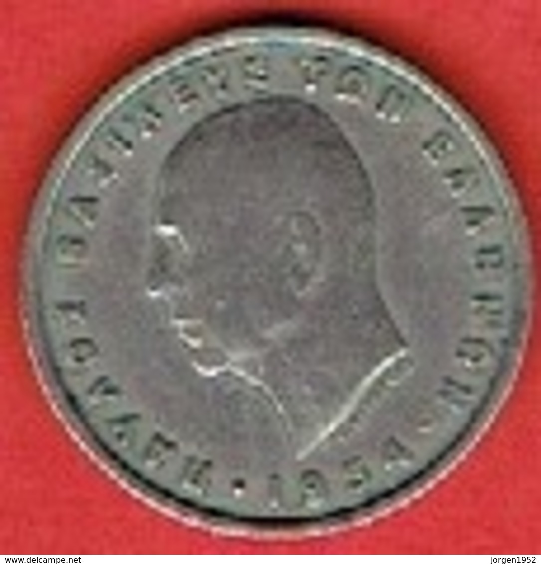 GREECE #  5 Drachmai - Paul I  FROM 1954 - Grèce