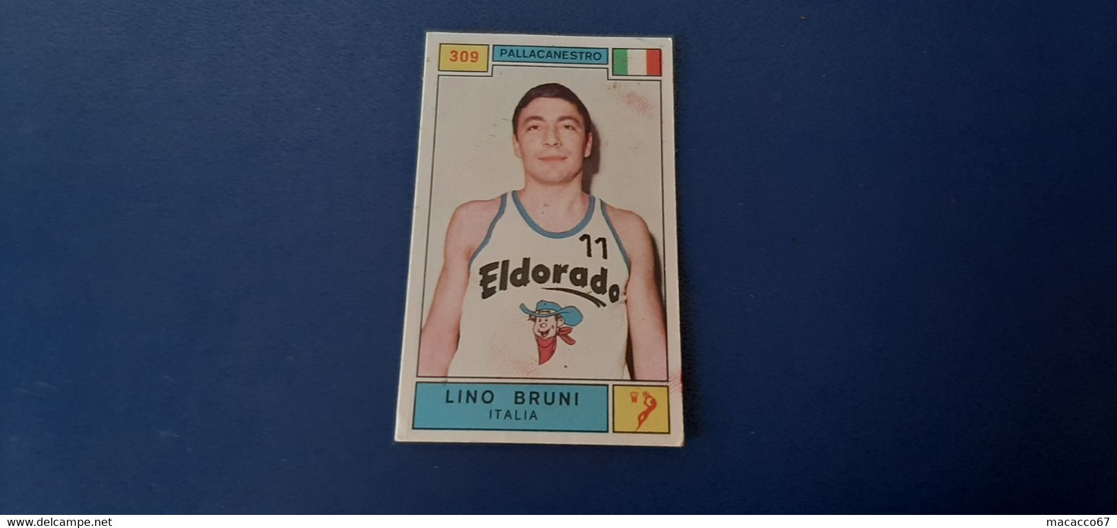 Figurina Panini Campioni Dello Sport 1969 - 309 Lino Bruni - Edizione Italiana