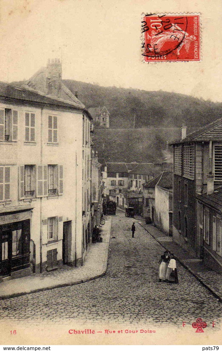 CHAVILLE .  Rue Et Cour  DOISU - Chaville