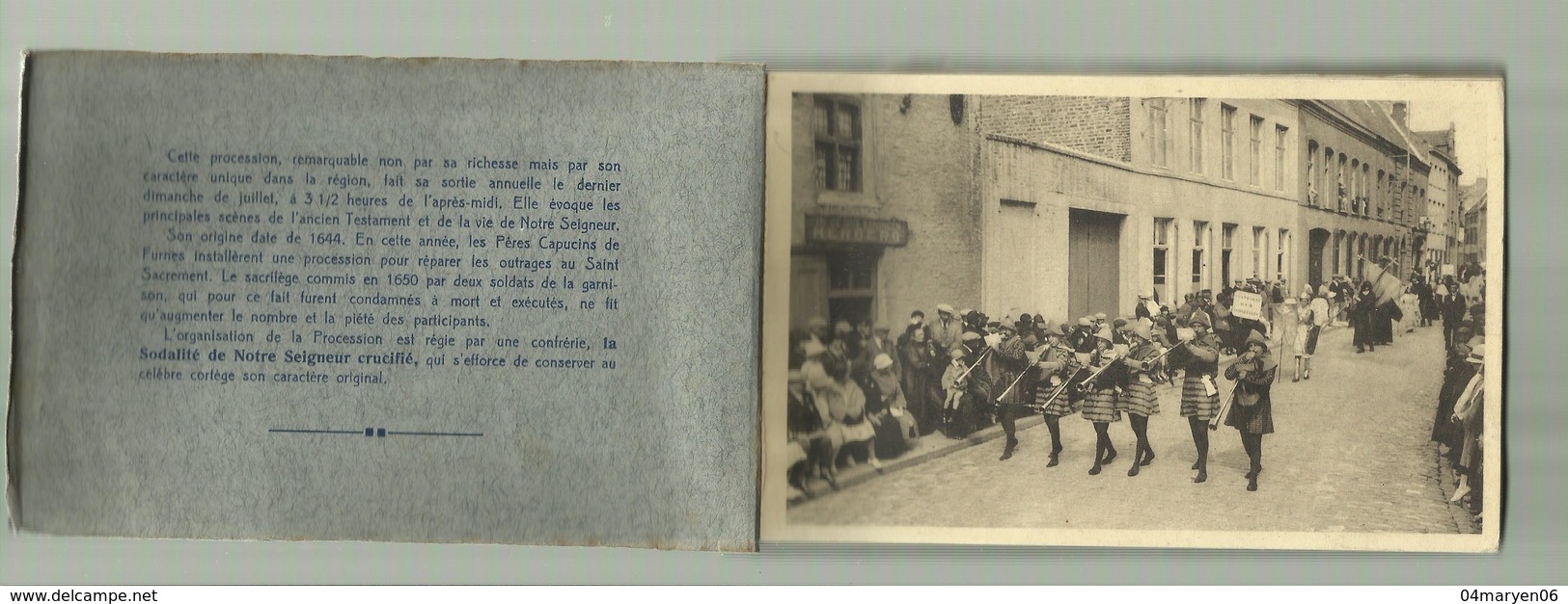 ** VEURNE    . **  BOETPROCESSIE  VAN  VEURNE /PROCESSION DE PENITENCE  DE  FURNES       .** - - Veurne