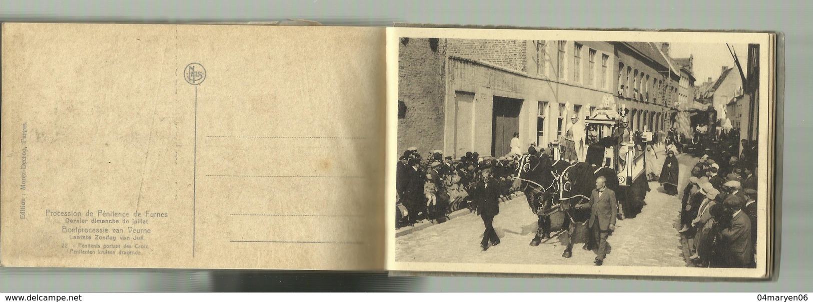 ** VEURNE    . **  BOETPROCESSIE  VAN  VEURNE /PROCESSION DE PENITENCE  DE  FURNES       .** - - Veurne