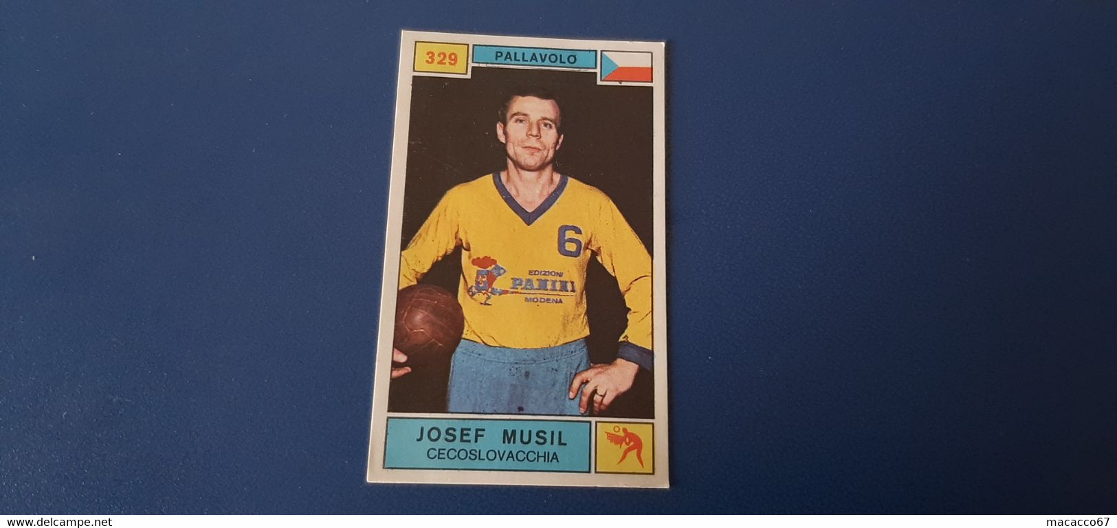 Figurina Panini Campioni Dello Sport 1969 - 329 Josef Musil - Edizione Italiana