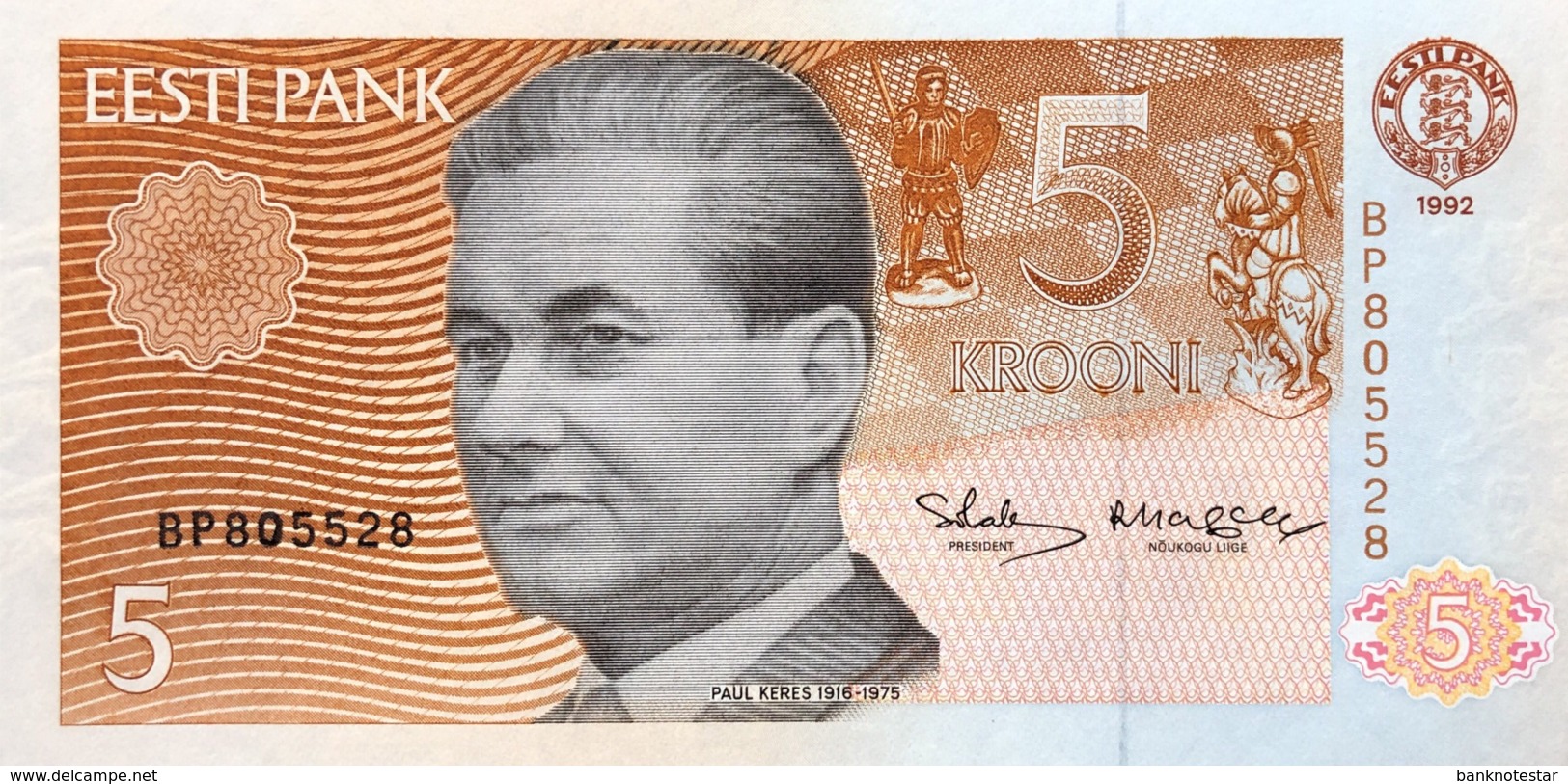 Estonia 5 Krooni, P-76a (1994) - UNC - Estland