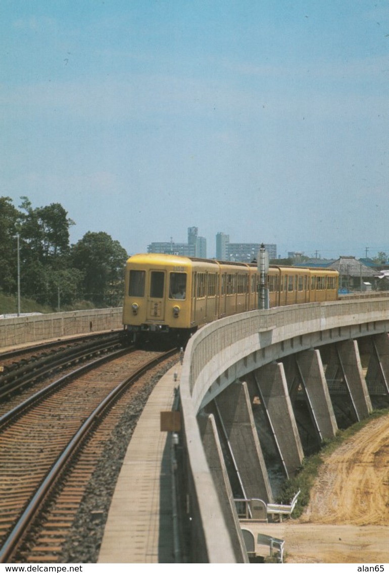 Lot of 8 Japan Train c1990s Vintage Postcards Showing Building/Rebuilding Wagons with set of Plans