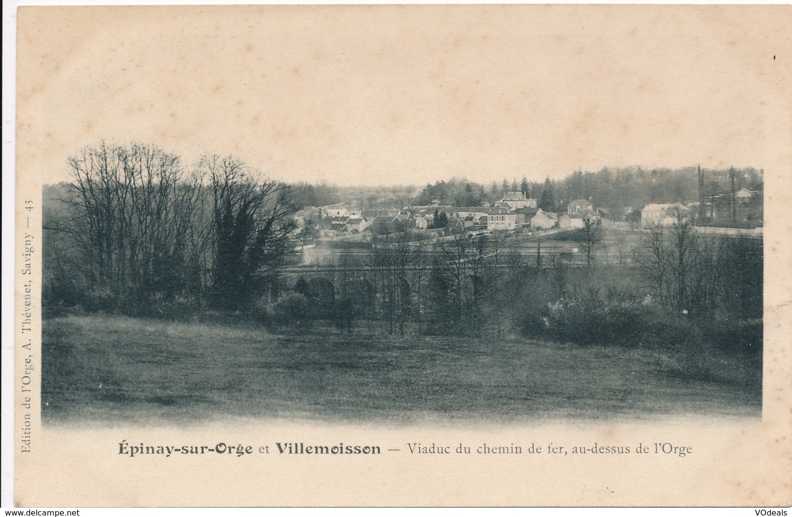 CPA - France - (91) Essonne - Epinay-sur-Orge Et Villemoisson - Viaduc Du Chemin De Fer - Epinay-sur-Orge